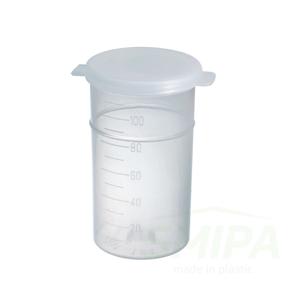 Provetta PP con tappo integrato 120 ml 1462
