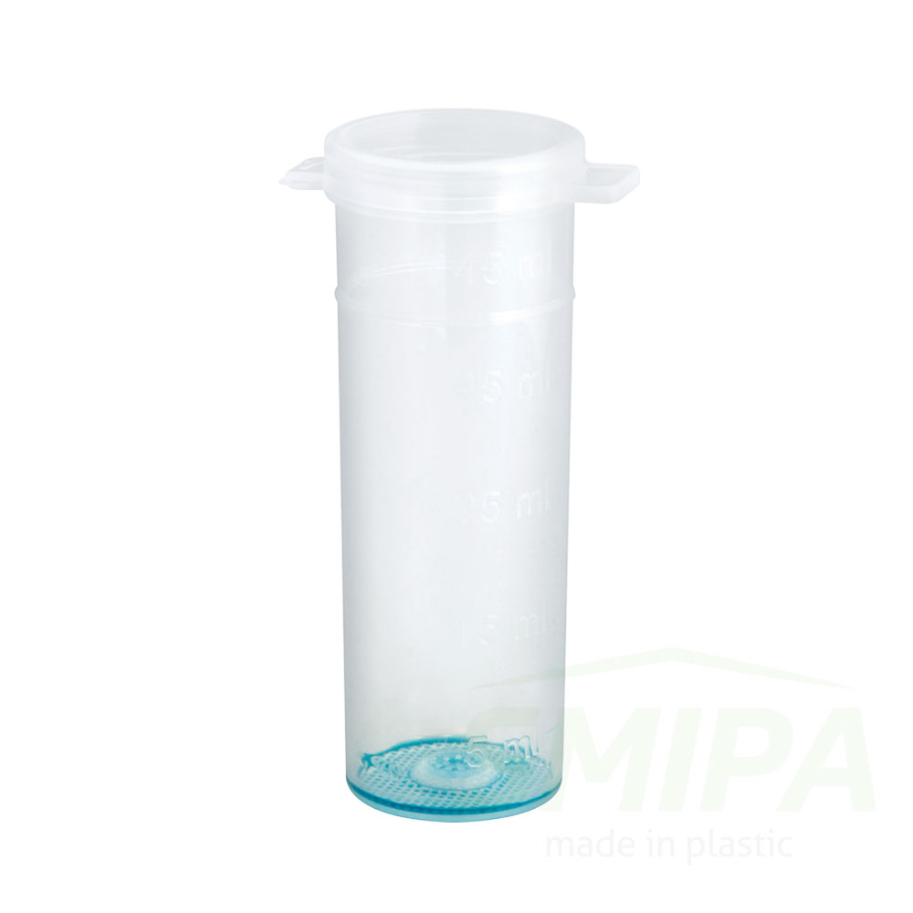 Provetta PP con tappo integrato 50 ml con conservante spray 1868